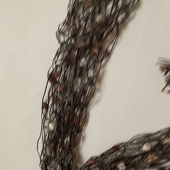 Hand Crocheted Ladder Ribbon Necklace! - Picture 4 of 7